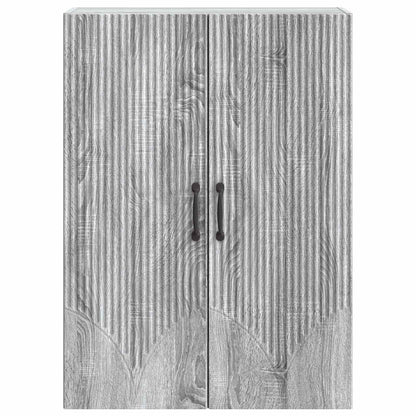 Wandkast Grijs Sonoma 66 x 34,5 x 90 cm Bewerkt hout
