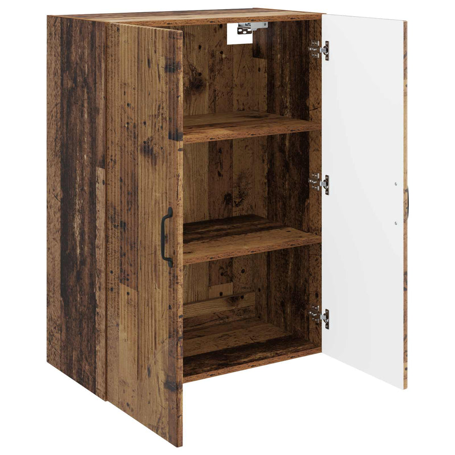 Wandkast Oud hout 66 x 34,5 x 90 cm Bewerkt hout