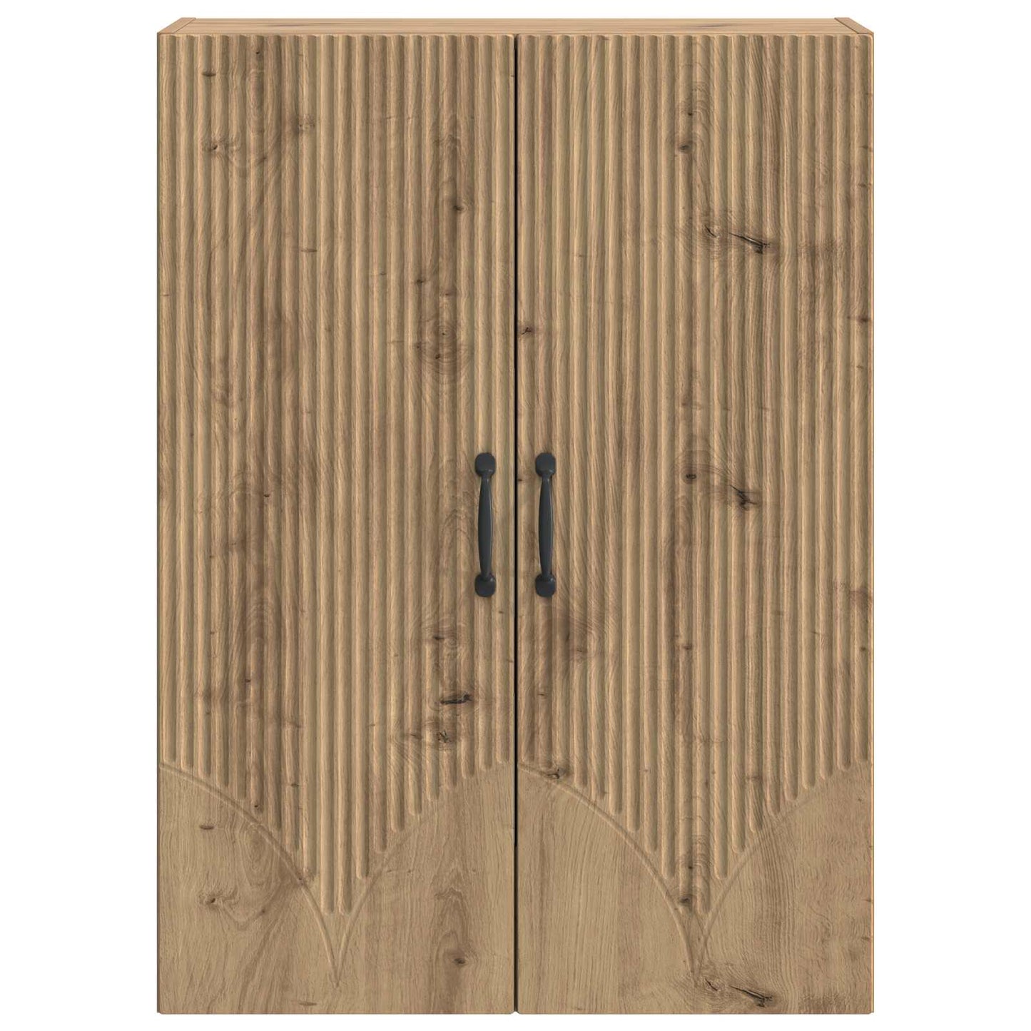 Wandkast Artisanaal eiken 66 x 34,5 x 90 cm Bewerkt hout