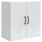 Wandkast 59x31x60 cm wit bewerkt hout