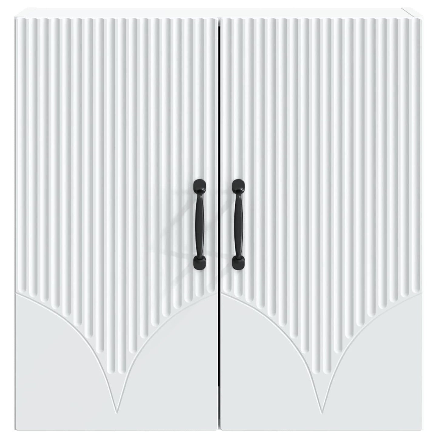 Wandkast Wit 59 x 31 x 60 cm Bewerkt hout