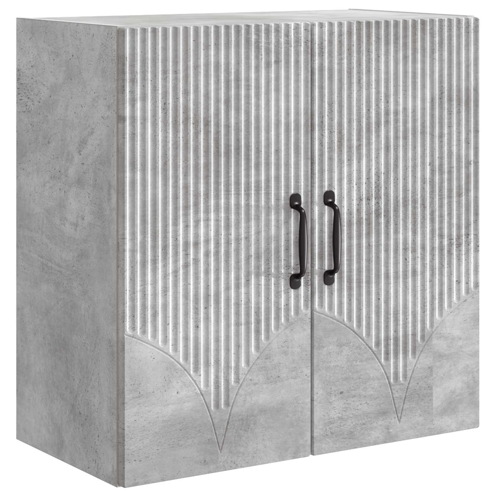 Wandkast Betongrijs 59 x 31 x 60 cm Bewerkt hout