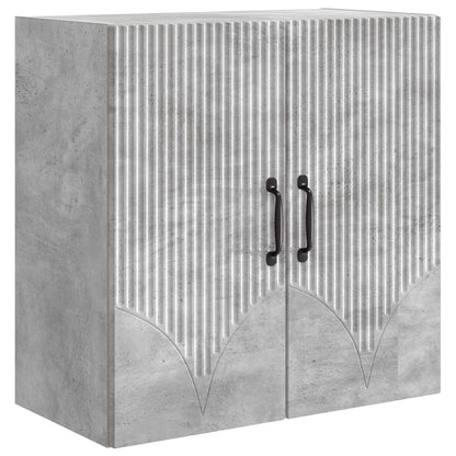 Wandkast Betongrijs 59 x 31 x 60 cm Bewerkt hout
