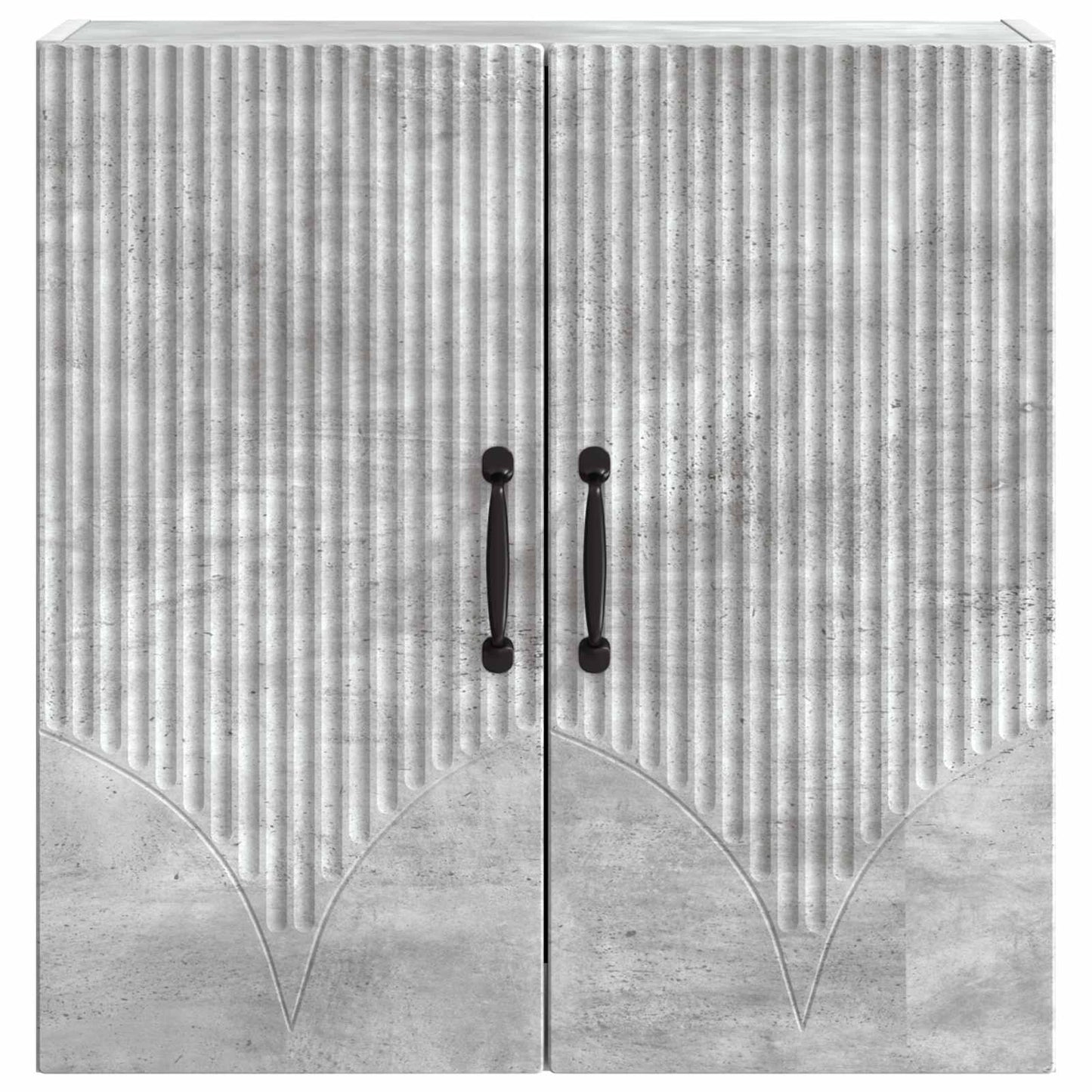 Wandkast Betongrijs 59 x 31 x 60 cm Bewerkt hout