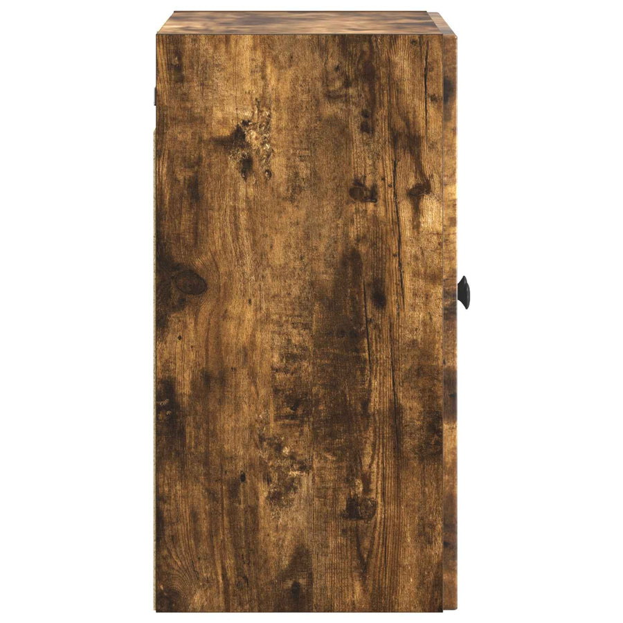 Wandkast Gerookt eiken 59 x 31 x 60 cm Bewerkt hout