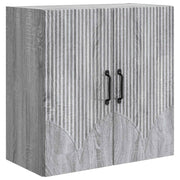 Wandkast 59x31x60 cm grijs Sonoma