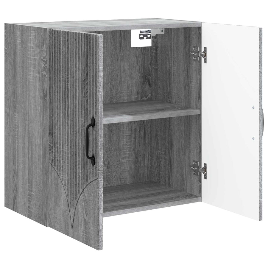 Wandkast Grijs Sonoma 59 x 31 x 60 cm Bewerkt hout