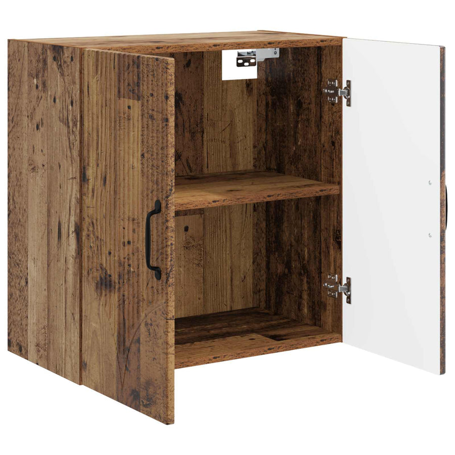 Wandkast Oud hout 59 x 31 x 60 cm Bewerkt hout