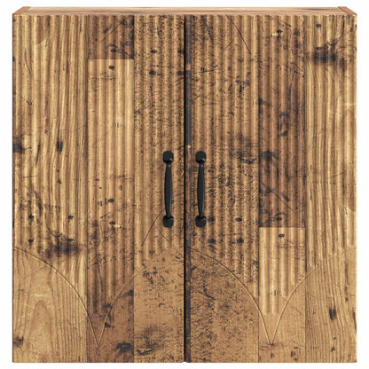 Wandkast Oud hout 59 x 31 x 60 cm Bewerkt hout