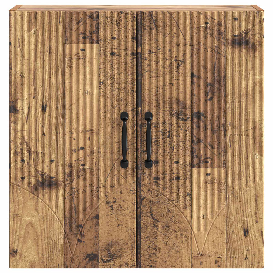 Wandkast Oud hout 59 x 31 x 60 cm Bewerkt hout