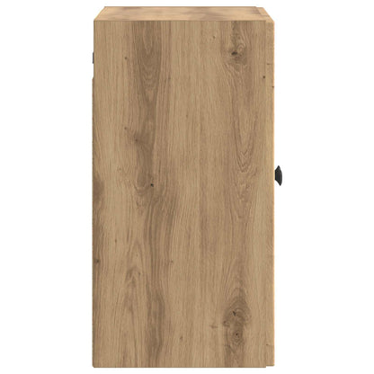 Wandkast Artisanaal eiken 59 x 31 x 60 cm Bewerkt hout