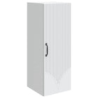 Wandkast 33x34,5x90 cm wit bewerkt hout