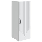Wandkast 33x34,5x90 cm wit bewerkt hout