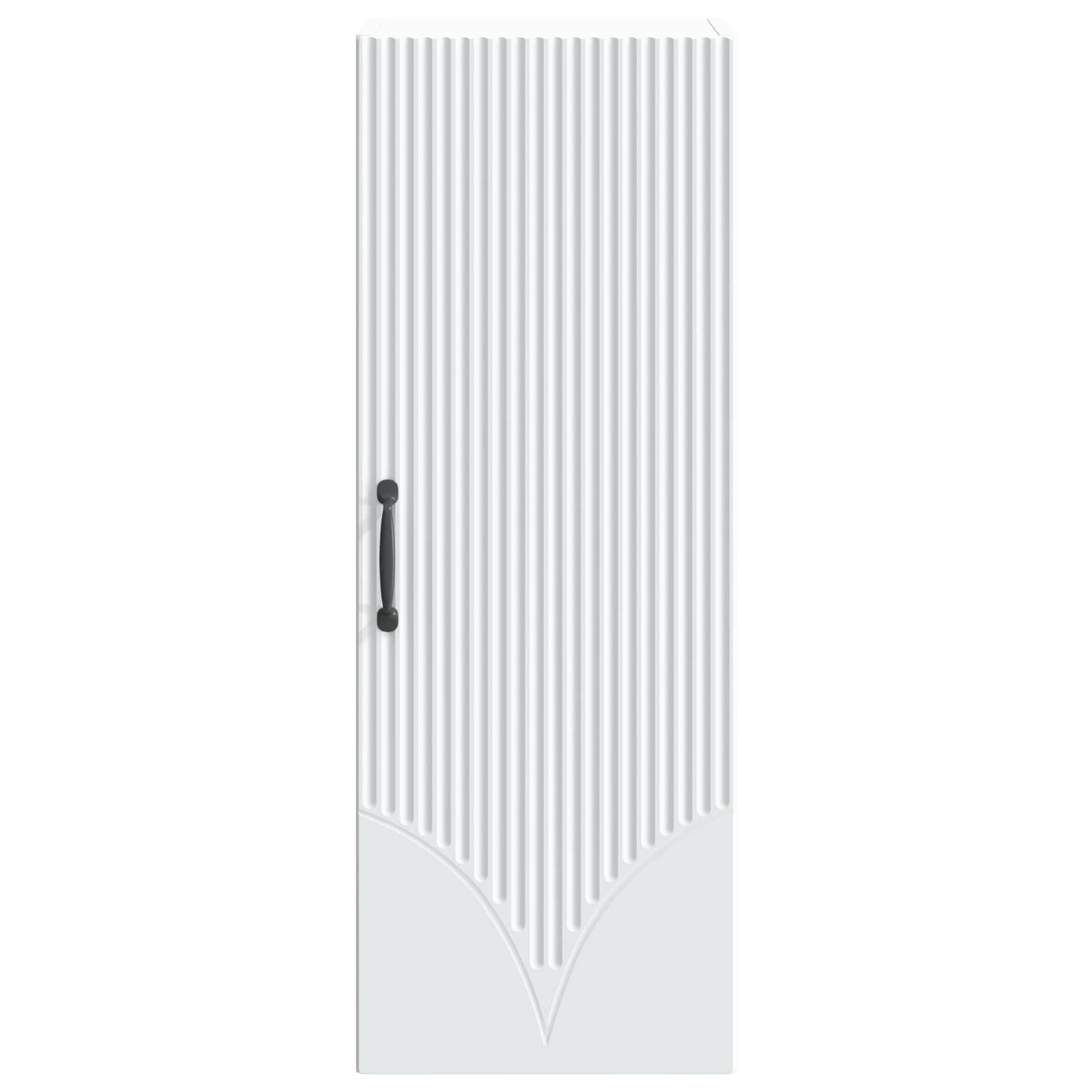 Wandkast Wit 33 x 34,5 x 90 cm Bewerkt hout