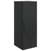 Wandkast 33x34,5x90 cm bewerkt hout zwart