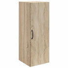 Wandkast 33x34,5x90 cm bewerkt hout