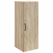 Wandkast 33x34,5x90 cm bewerkt hout