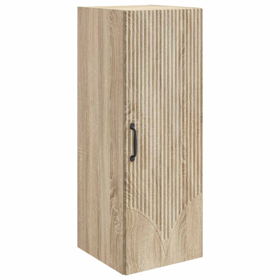 Wandkast Sonoma Eiken 33 x 34,5 x 90 cm Bewerkt hout