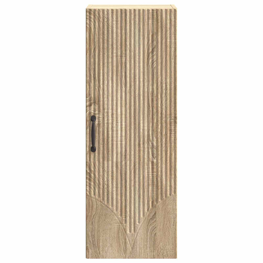 Wandkast Sonoma Eiken 33 x 34,5 x 90 cm Bewerkt hout