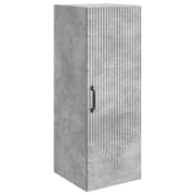 Wandkast 33x34,5x90 cm bewerkt hout grijs