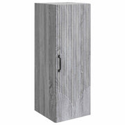 Wandkast 33x34.5x90 cm grijs sonoma bewerkt hout