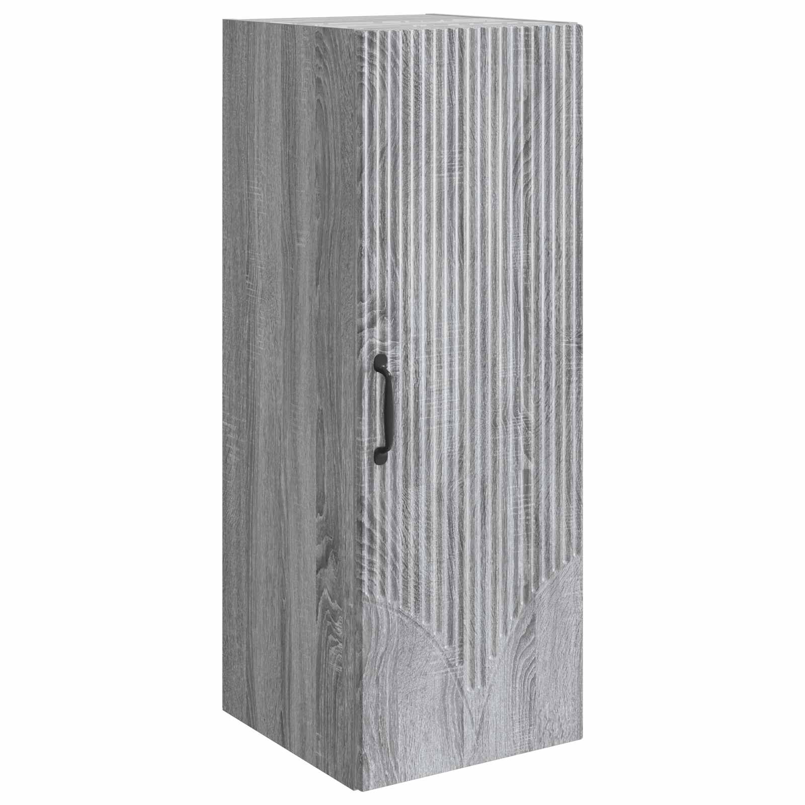 Wandkast Grijs Sonoma 33 x 34,5 x 90 cm Bewerkt hout