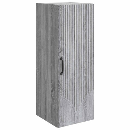 Wandkast Grijs Sonoma 33 x 34,5 x 90 cm Bewerkt hout