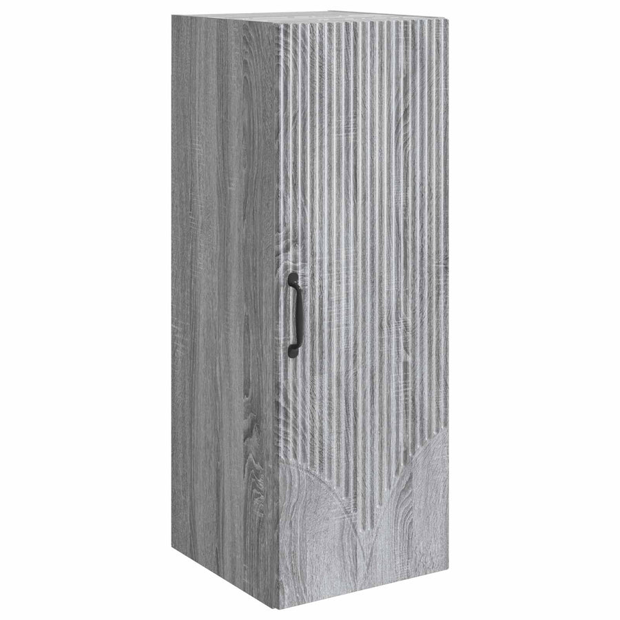 Wandkast Grijs Sonoma 33 x 34,5 x 90 cm Bewerkt hout