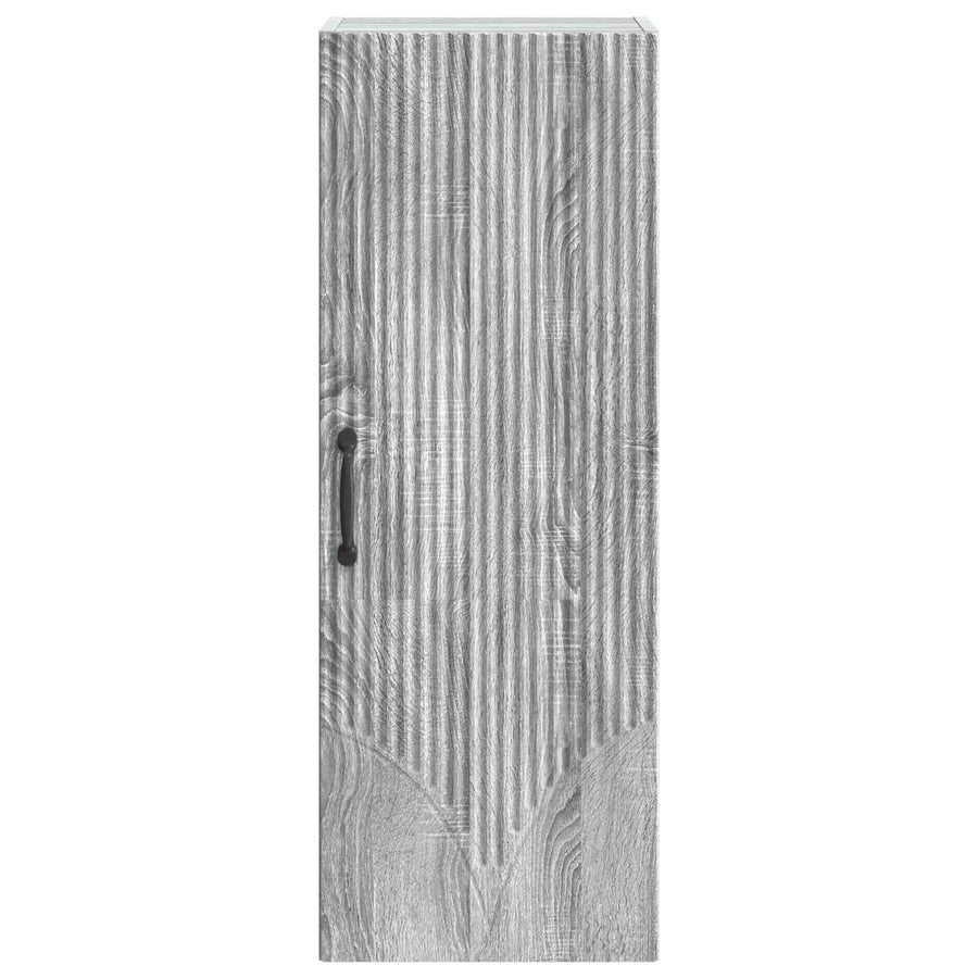 Wandkast Grijs Sonoma 33 x 34,5 x 90 cm Bewerkt hout