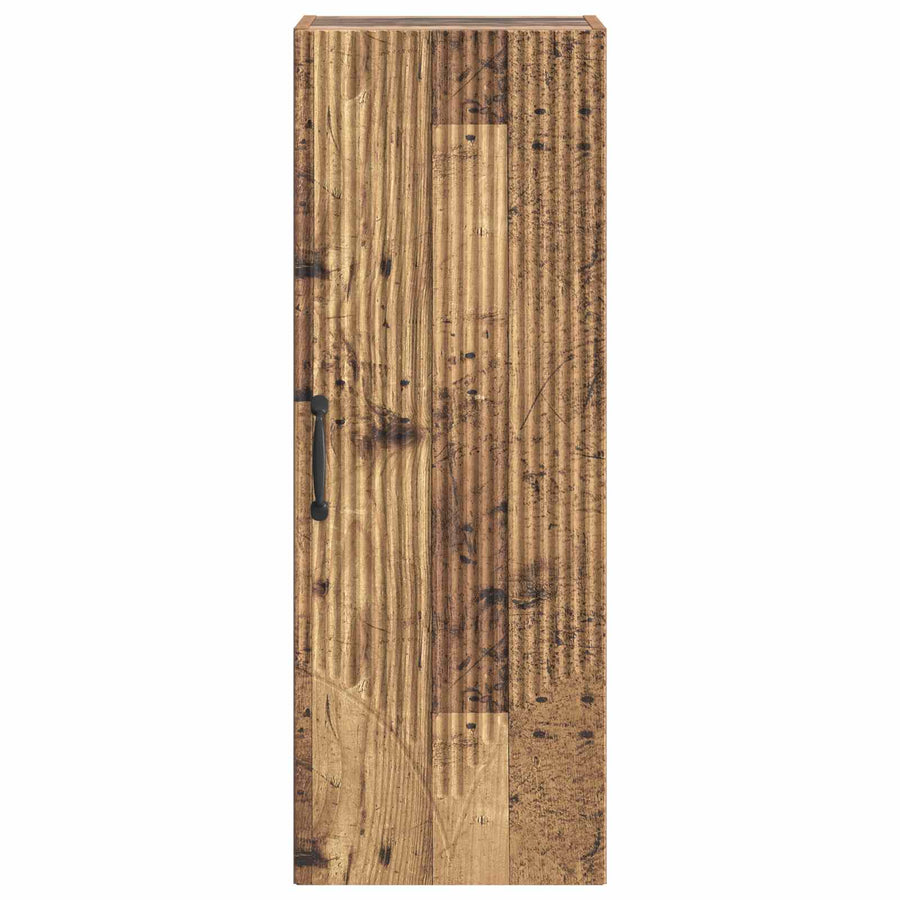 Wandkast Oud hout 33 x 34,5 x 90 cm Bewerkt hout