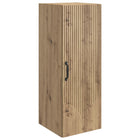 Wandkast 33x34,5x90 cm bewerkt hout
