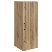 Wandkast 33x34,5x90 cm bewerkt hout