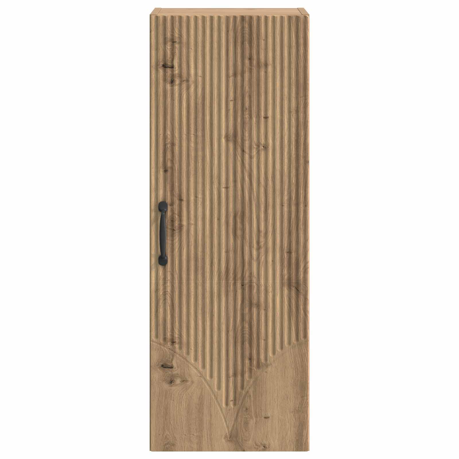 Wandkast Artisanaal eiken 33 x 34,5 x 90 cm Bewerkt hout