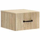 Nachtkastje 34,5x33x20 cm sonoma eiken bewerkt hout