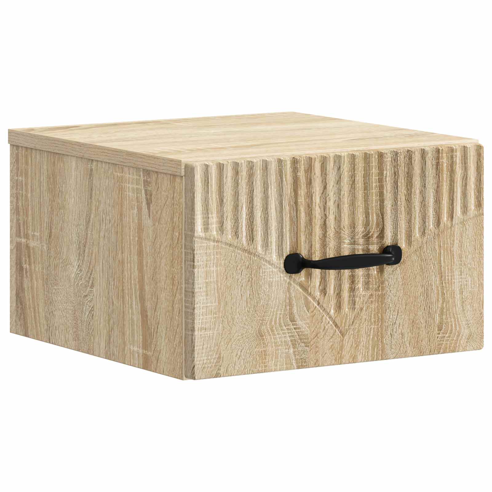 Wandbeugel Bedkast Sonoma Eiken 34,5 x 33 x 20 cm Bewerkt hout
