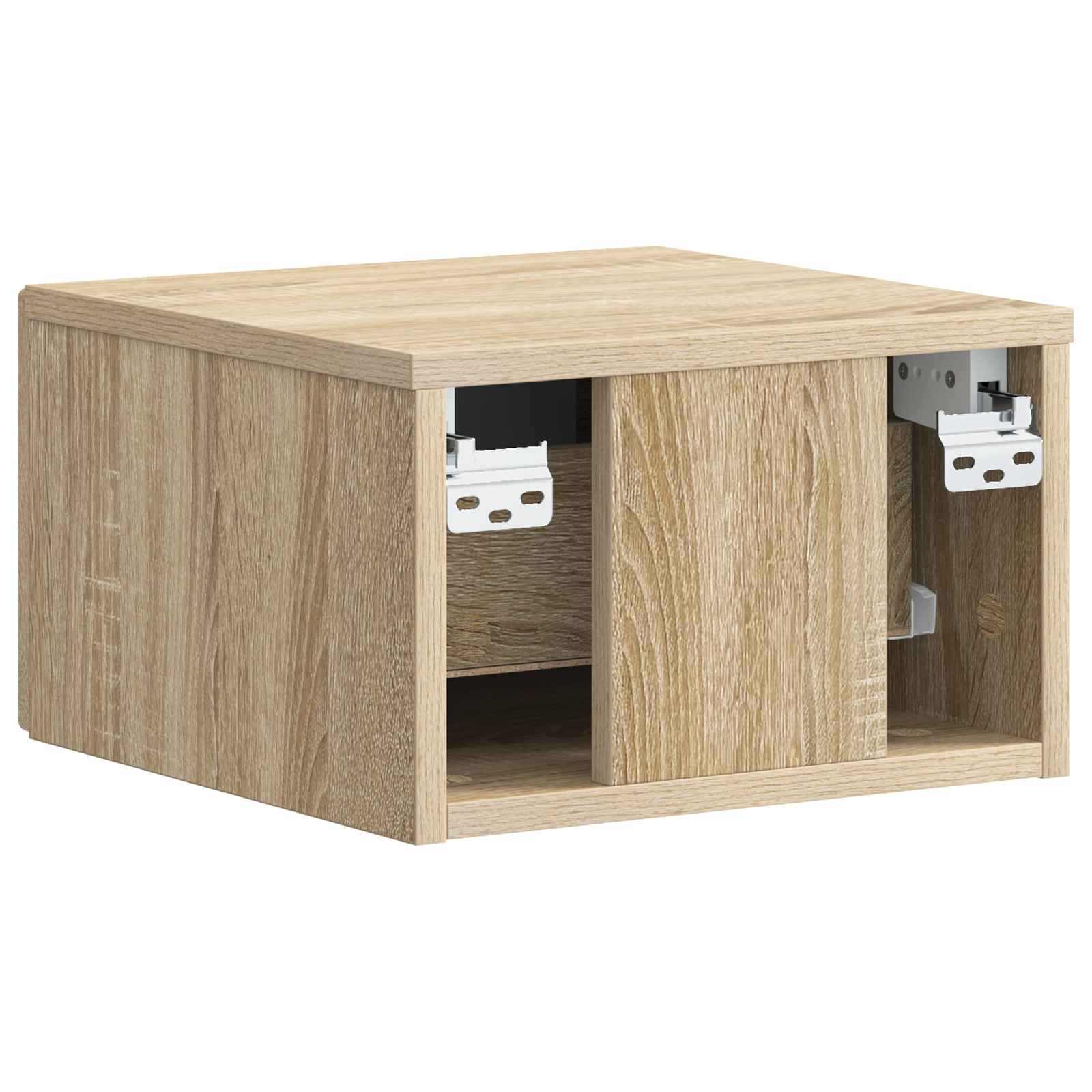 Wandbeugel Bedkast 2 pcs Sonoma Eiken 34,5 x 33 x 20 cm