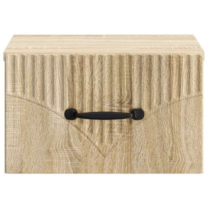 Wandbeugel Bedkast 2 pcs Sonoma Eiken 34,5 x 33 x 20 cm