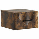 Wall bracket Wall bed Smoked oak 34.5 x 33 x 20 cm Processed wood