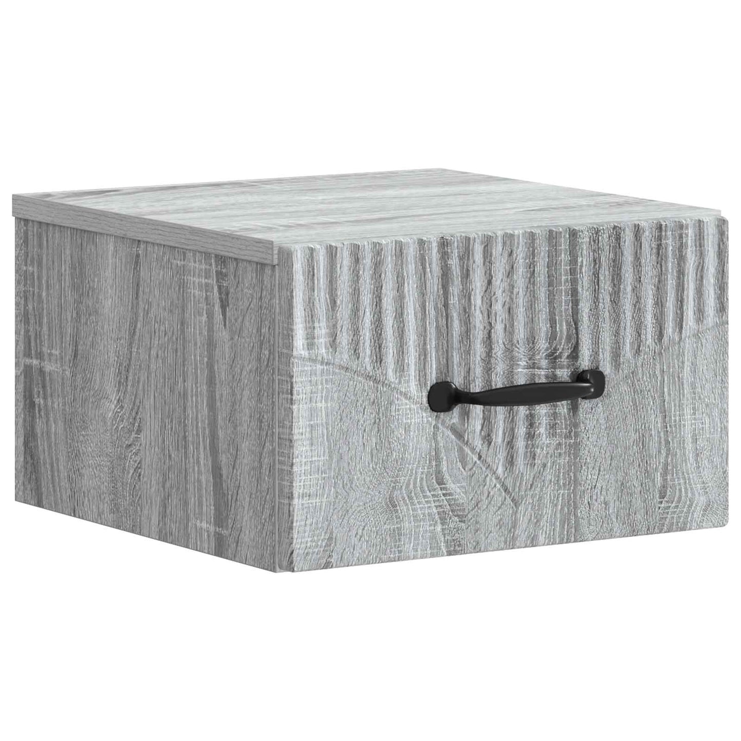 Wandbeugel Bedkast Grijs sonoma 34,5 x 33 x 20 cm Bewerkt hout