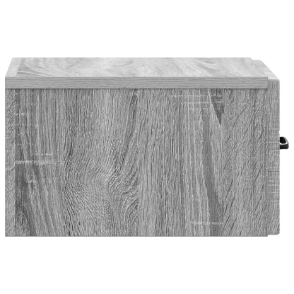 Wandbeugel Bedkast Grijs sonoma 34,5 x 33 x 20 cm Bewerkt hout