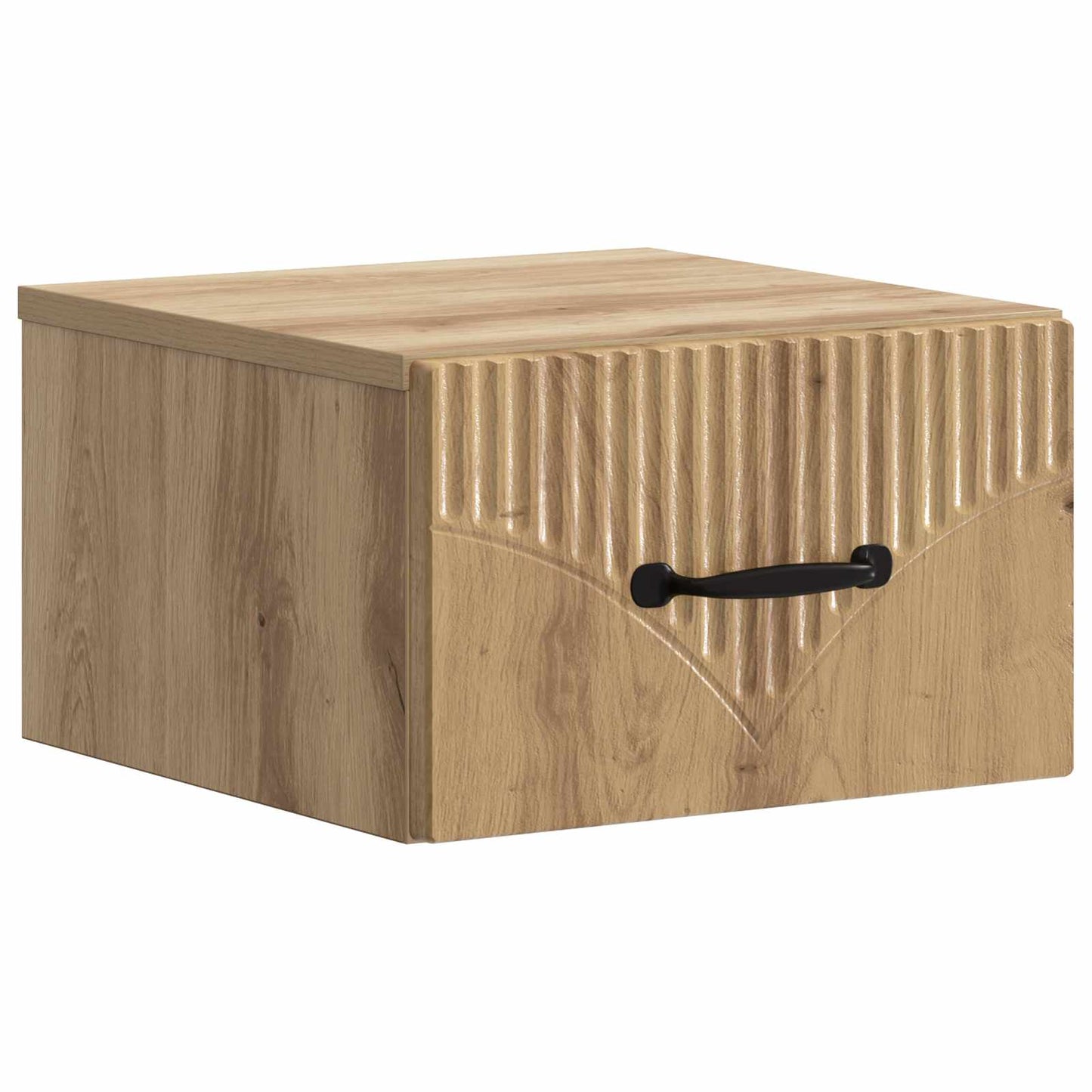 Wandbeugel Bedkast 2 pcs Artisanaal eiken 34,5 x 33 x 20 cm