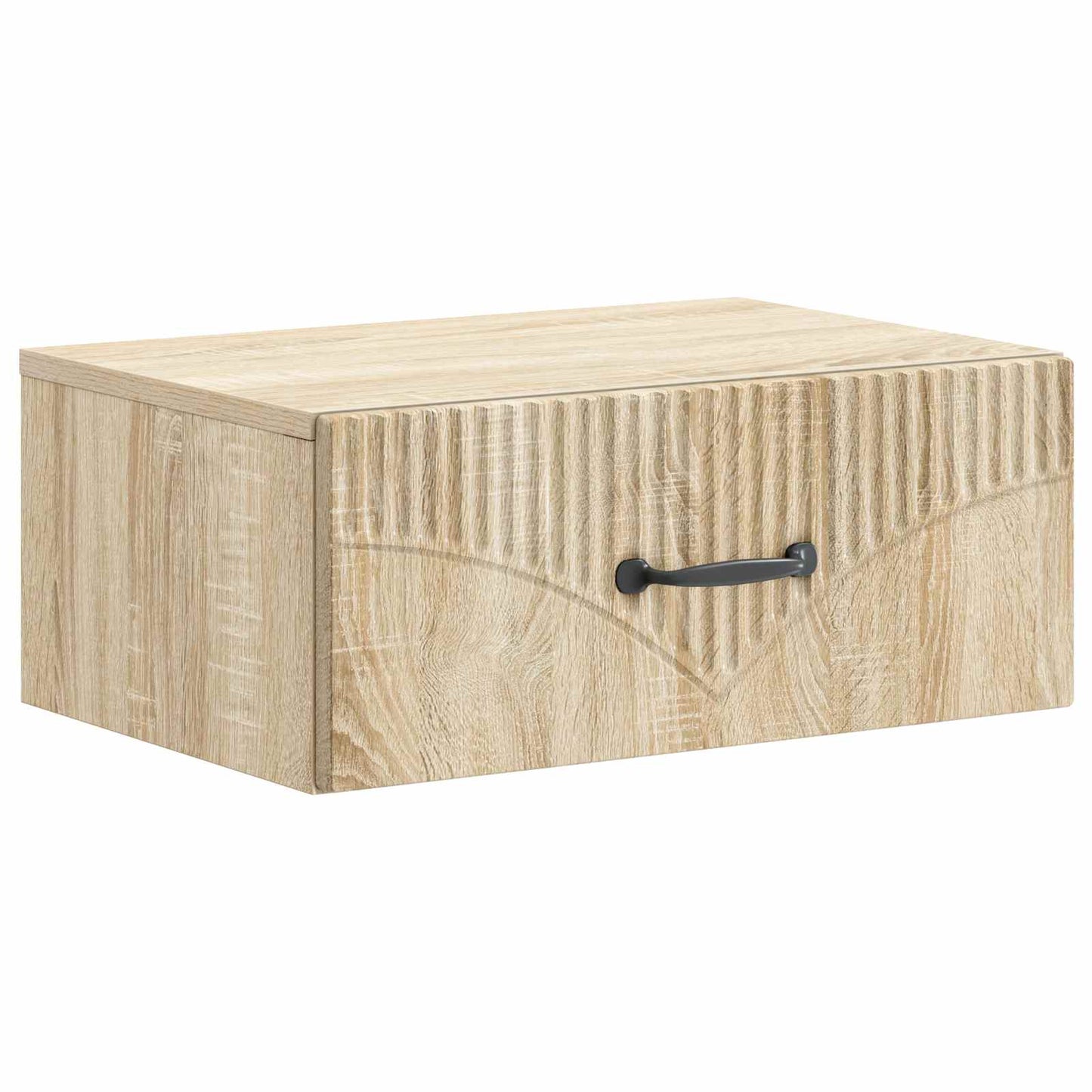 Wandbeugel Bedkast Sonoma Eiken 49 x 34,5 x 20 cm Bewerkt hout