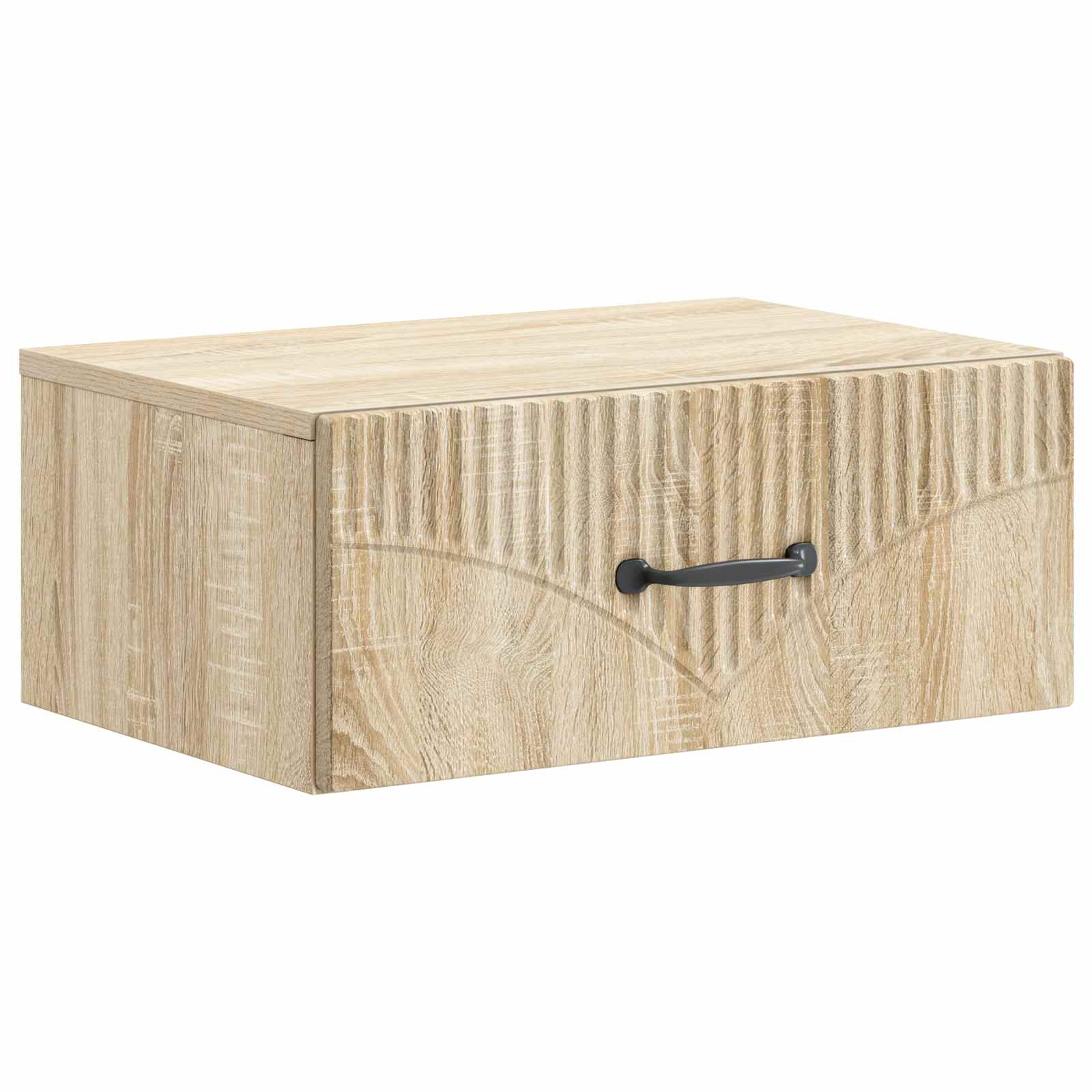 Wandbeugel Bedkast Sonoma Eiken 49 x 34,5 x 20 cm Bewerkt hout