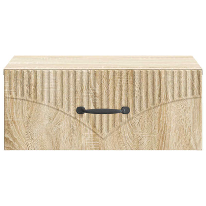 Wandbeugel Bedkast Sonoma Eiken 49 x 34,5 x 20 cm Bewerkt hout