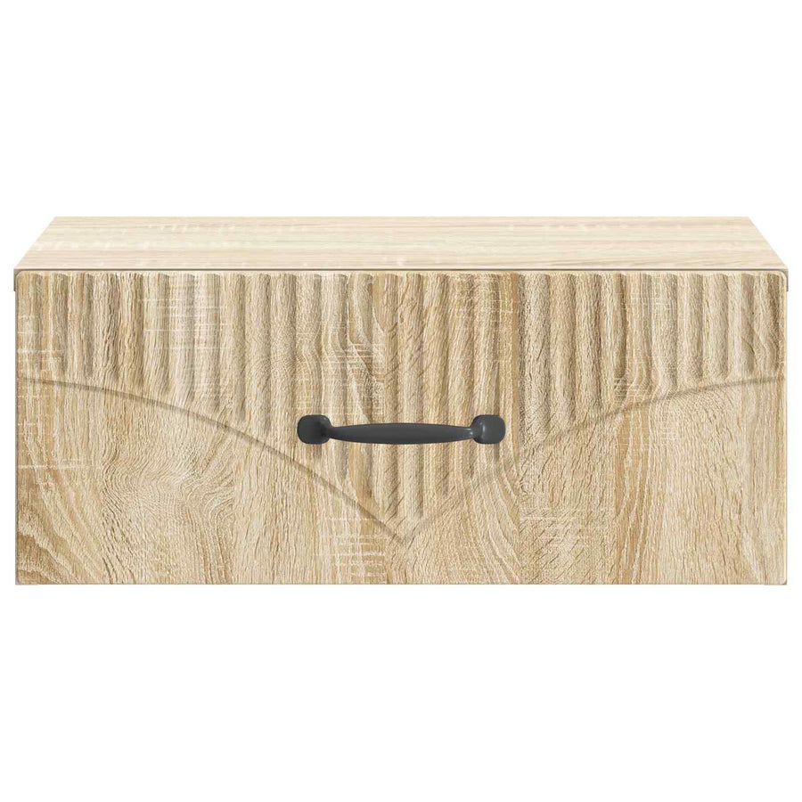 Wandbeugel Bedkast Sonoma Eiken 49 x 34,5 x 20 cm Bewerkt hout