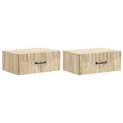 Nachtkastje 2 stuks Sonoma eiken 49x34,5x20 cm