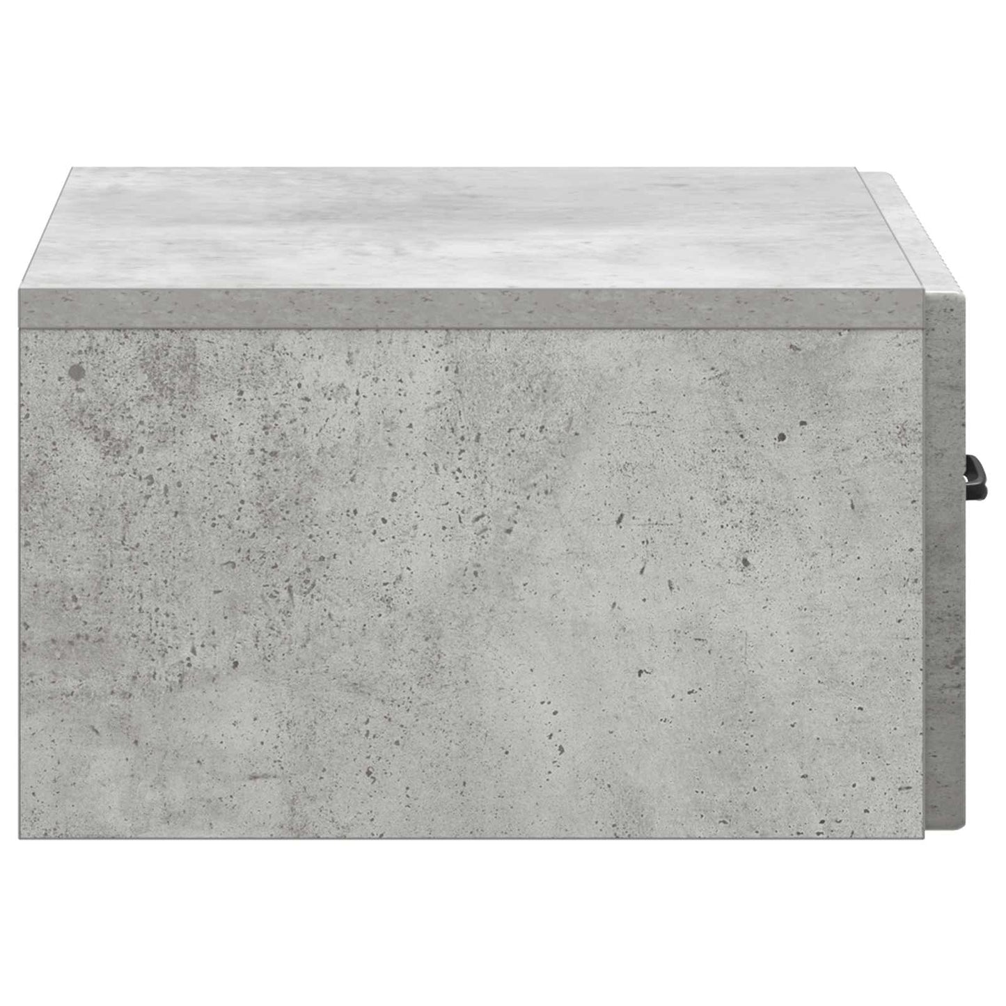 Wandbeugel Bedkast Betongrijs 49 x 34,5 x 20 cm Bewerkt hout