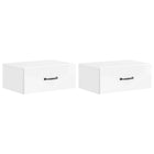 Wall-Mounted Cabinet 2 pcs High Gloss White 49 x 34.5 x 20 cm