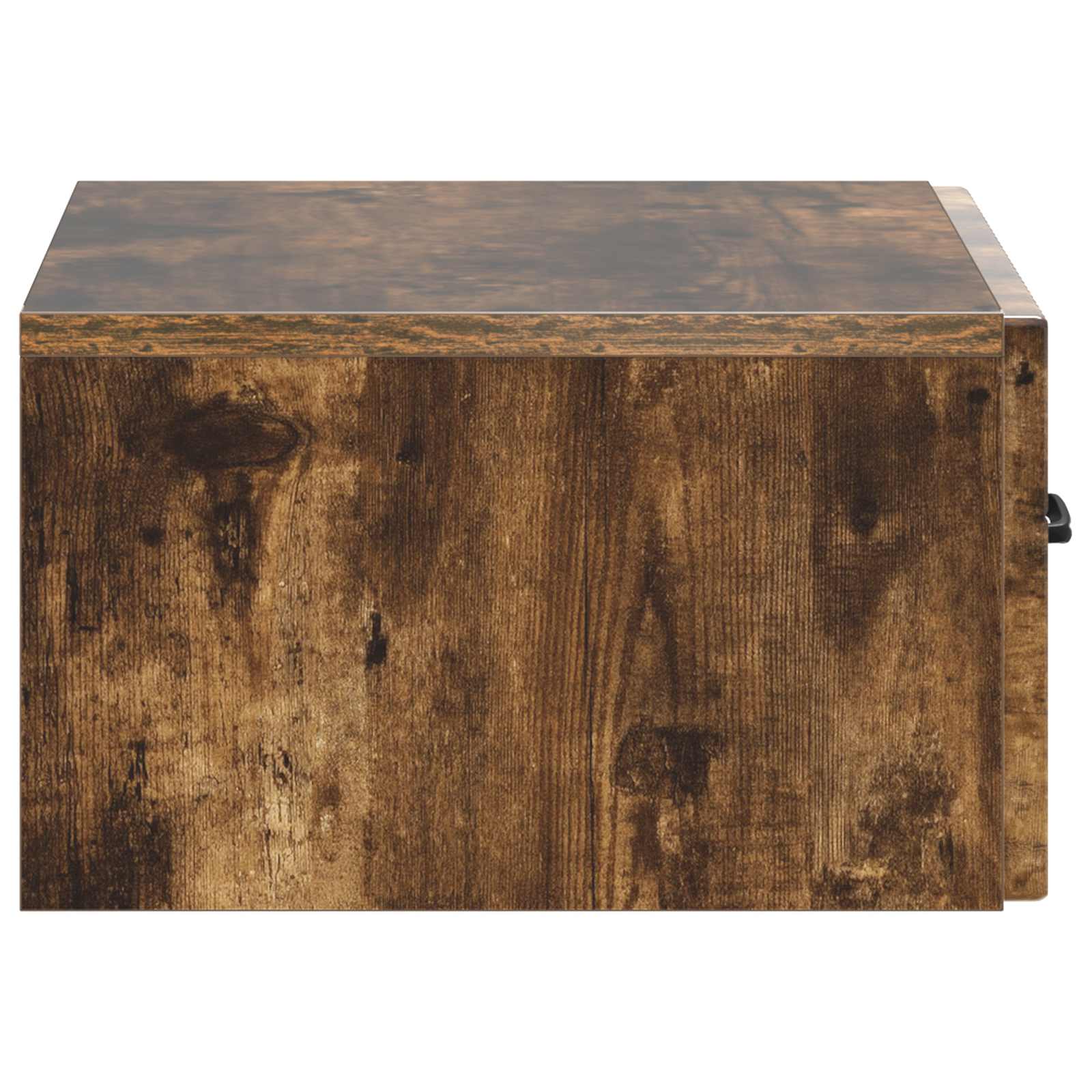 Wandbeugel Bedkast Gerookt eiken 49 x 34,5 x 20 cm Bewerkt hout