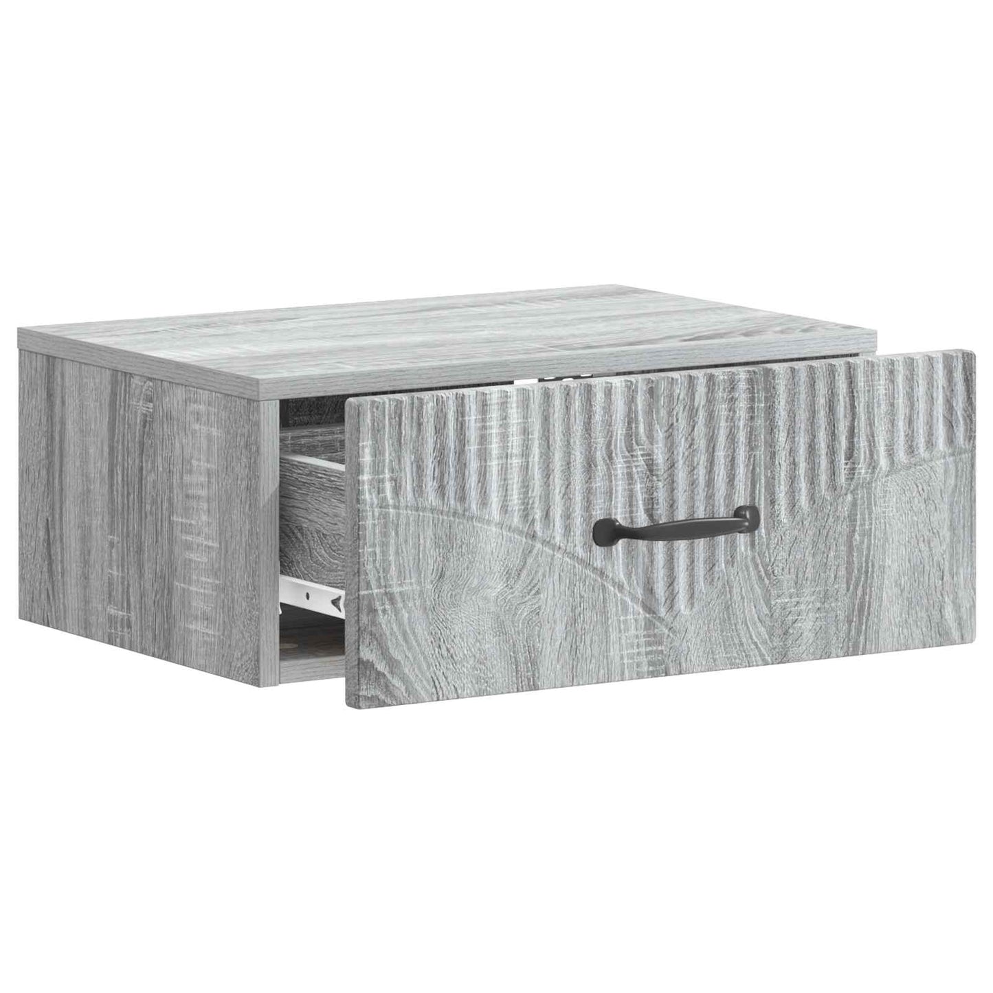 Wandbeugel Bedkast Grijs sonoma 49 x 34,5 x 20 cm Bewerkt hout